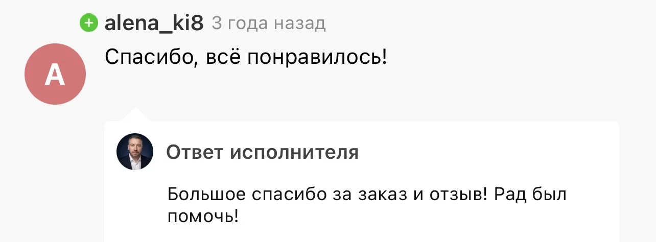 Отзыв на Kwork 39