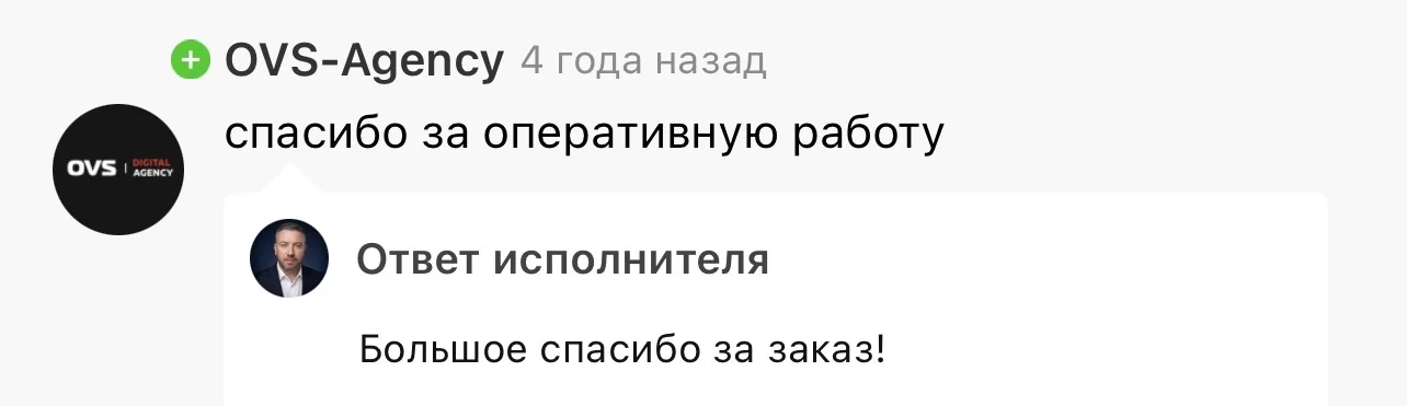 Отзыв на Kwork 4