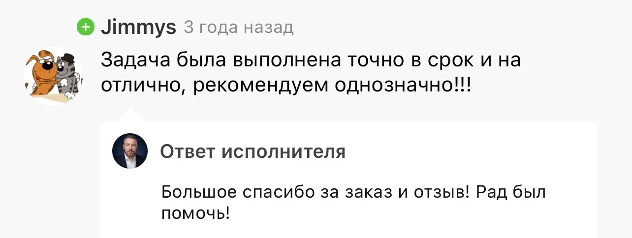 Отзыв на Kwork 42